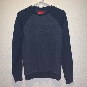Men’s GUESS Blue Pullover Crew Neck